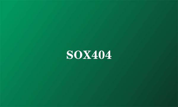 SOX404